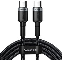 Baseus datový kabel Cafule USB-C PD2.0 100W 2m 20V 5A šedo-černý