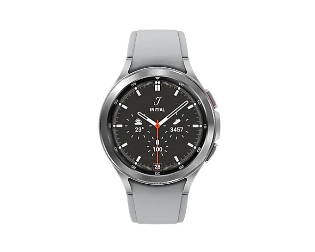 Samsung Galaxy Watch 4 Classic LTE/46mm/Silver/Sport Band/Silver