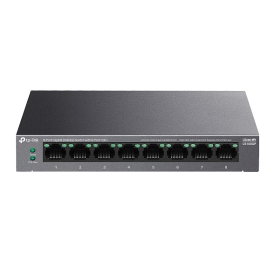 TP-Link LS108GP 8xGb POE+ Desktop switch