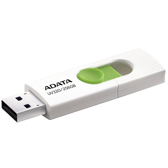 ADATA UV320/256GB/USB 3.2/USB-A/Bílá