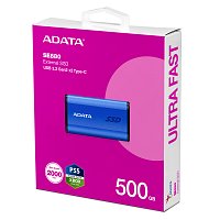 ADATA Elite SE880/500GB/SSD/Externí/Modrá/5R