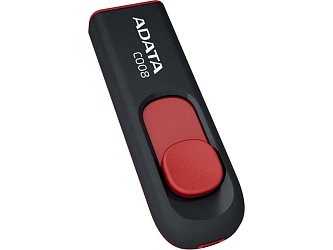 32GB USB ADATA C008  černo/červená (potisk)