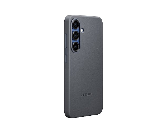 Samsung Ochranný kryt z veganské kůže pro Galaxy S25 Black