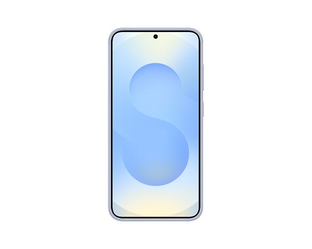 Samsung Ochranný kryt z veganské kůže pro Galaxy S25 Light Blue