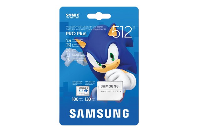 Samsung micro SDXC 512GB PRO plus Sonic + SD