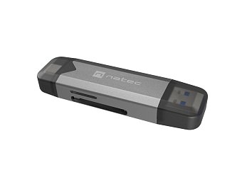 Čtečka karet Natec SCARAB 3 USB-A + USB-C 3.1 GEN 1/microSD/microSDHC/microSDXC/SD/SDHC/SDXC/T-Flash