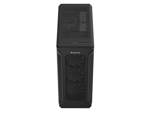 Počítačová skříň Genesis IRID 505 ARGB V2/Midi Tower/Transpar./Černá