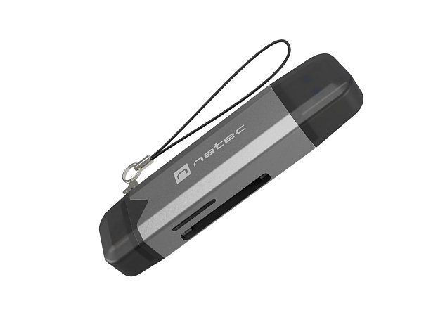 Čtečka karet Natec SCARAB 3 USB-A + USB-C 3.1 GEN 1/microSD/microSDHC/microSDXC/SD/SDHC/SDXC/T-Flash