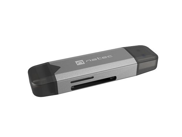 Čtečka karet Natec SCARAB 3 USB-A + USB-C 3.1 GEN 1/microSD/microSDHC/microSDXC/SD/SDHC/SDXC/T-Flash