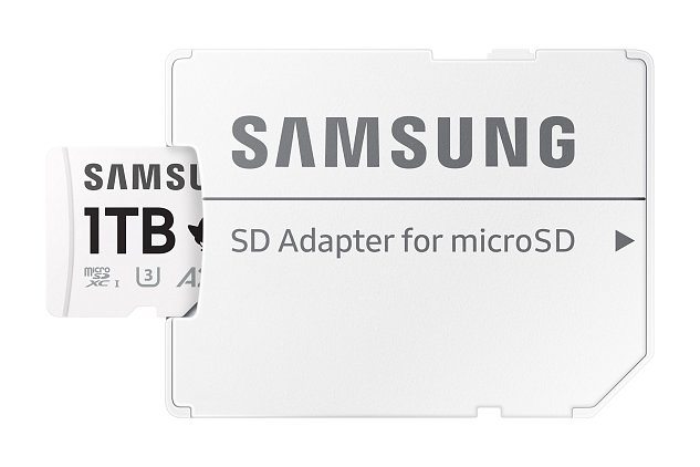 Samsung micro SDXC 1TB PRO plus Sonic + SD/micro SDXC/1TB/UHS-I U3 / Class 10/+ Adaptér/Bílá