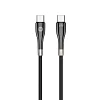 Datový kabel Forever USB-C/USB-C 1m 60W černý