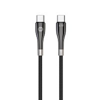 Datový kabel Forever USB-C/USB-C 1m 60W černý