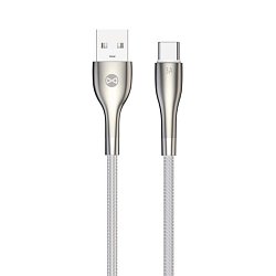 Datový kabel Forever Sleek USB/USB-C 1m 3A bílý