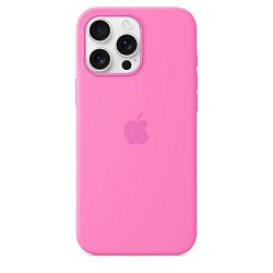 iPhone 16 Pro Max Silicone Case with MS - Peony