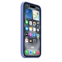 iPhone 16 Silicone Case with MS - Periwinkle