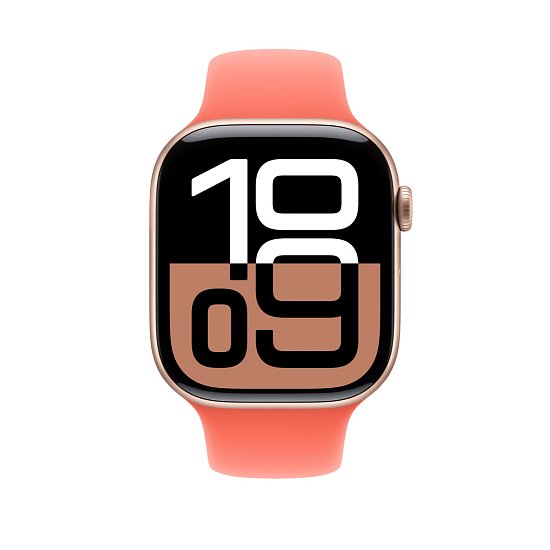 Watch Acc/46/Tangerine Sport Band - S/M
