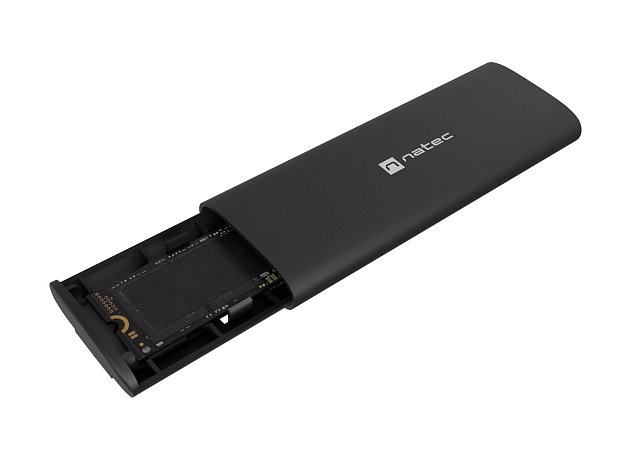 Externí box pro SSD Natec RHINO M.2 NVME LITE USB-C 3.1 GEN2, hliníkové tělo
