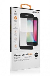 Aligator ochranné sklo PRINT Apple iPhone 16 Pro černá