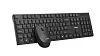 Klávesnice C-TECH WLKMC-03, bezdrátový combo set s myší, černý, USB, CZ/SK