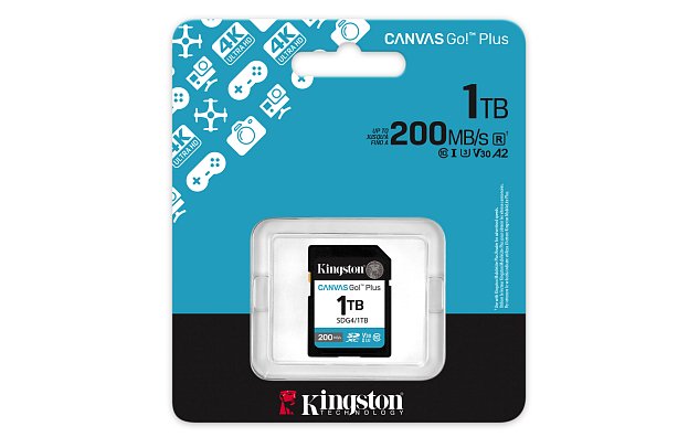 Kingston Canvas Go Plus/SDXC/1TB/UHS-I U3 / Class 10