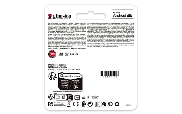 Kingston Canvas Go Plus/SDXC/512GB/UHS-I U3 / Class 10