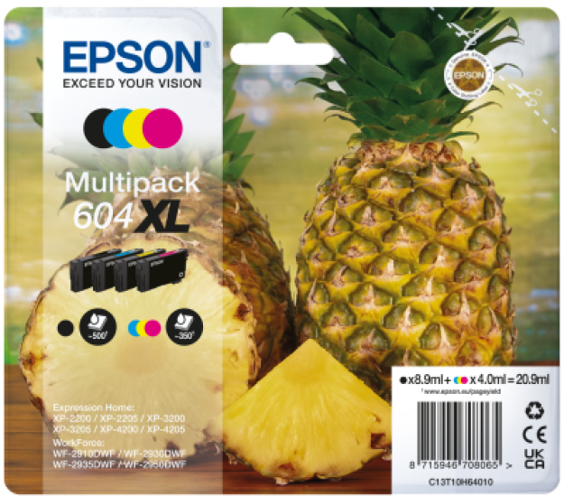 EPSON Multipack 4-colours 604XL Ink
