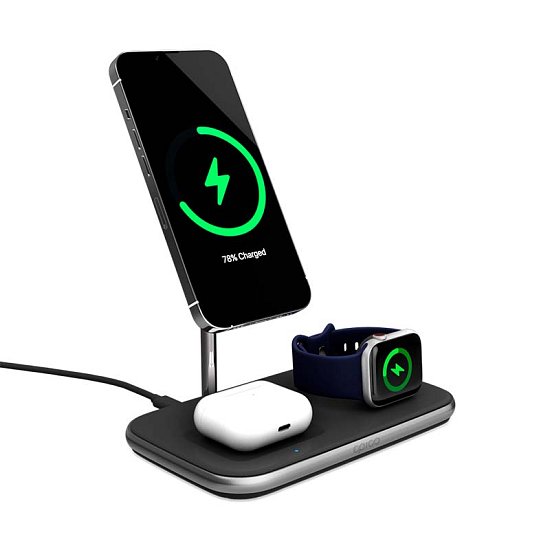 Epico 3in1 MagSafe Wireless Charger - černá