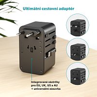 Epico UltraBoost GaN 70W cestovní adaptér EU70