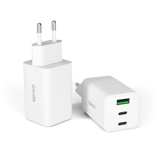 Epico UltraBoost GaN 65W síťový adaptér EA65 - bílá