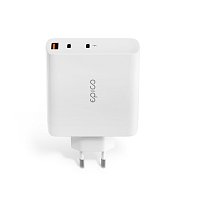 Epico 140W GaN síťová nabíječka - bílá