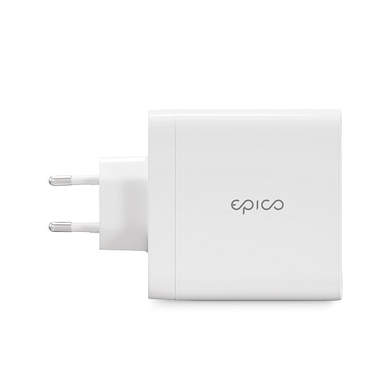Epico 140W GaN síťová nabíječka - bílá