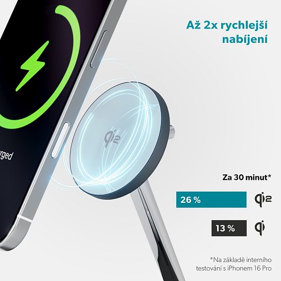 Epico UltraBase Qi2 2in1 Mag+ stojánek EX40-černá