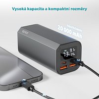 Epico Alu Power Banka PD 100W - 20 000mAh - šedá