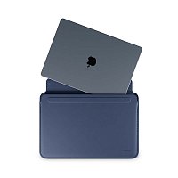 Epico Uni Leather Sleeve 14´´ Laptops - tmavě modrá