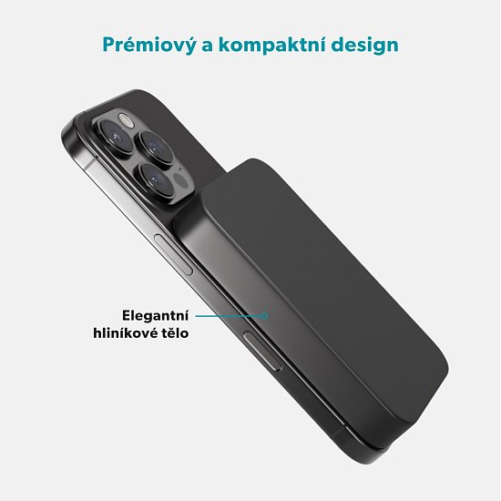 Epico Qi2 10000mAh Alu Mag+ PowerBanka EM71 -černá
