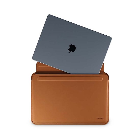 Epico Uni Leather Sleeve 14´´ Laptops - hnědá