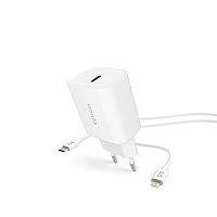 Epico UltraBoost GaN 20W síťový adaptér EA20 - bílá