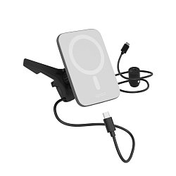 Epico Qi2 Mag+ ultra tenká autonabíječka - bílá Epico Qi2 Mag+ ultra tenká autonabíječka - bílá