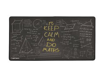 Maxi podložka pod myš Natec Maths, 40x80cm