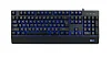 Klávesnice C-TECH KB-104BK, USB, 3 barvy podsvícení, černá, CZ/SK