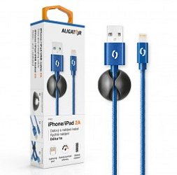 ALIGATOR PREMIUM Datový kabel 2A, Lightning modrý ALIGATOR PREMIUM Datový kabel 2A, Lightning modrý