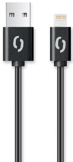 ALIGATOR Datový kabel 2A, Lightning černý ALIGATOR Datový kabel 2A, Lightning černý