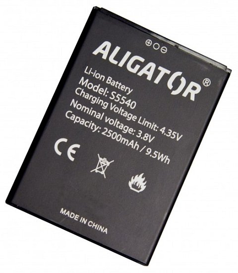 Aligator baterie S5540 Duo, Li-Ion 2500mAh bulk Aligator baterie S5540 Duo, Li-Ion 2500mAh bulk