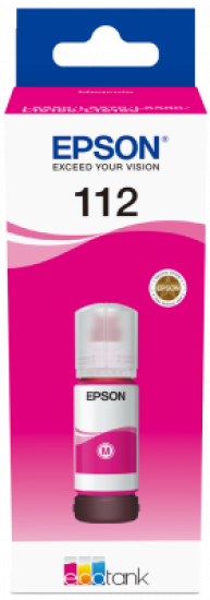 Epson 112 EcoTank Pigment Magenta ink bottle