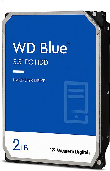 HDD 2TB WD20EARZ Blue 256MB SATAIII 5400rpm SMR