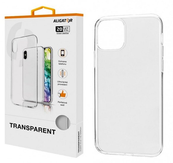 ALIGATOR Pouzdro Transparent Apple iPhone 11 Pro ALIGATOR Pouzdro Transparent Apple iPhone 11 Pro