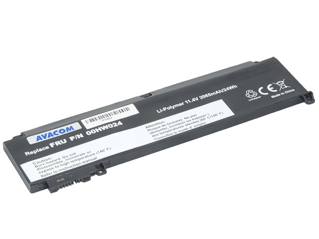 Baterie AVACOM pro Lenovo ThinkPad T460s Li-Pol 11,4V 2065mAh 24Wh Baterie AVACOM pro Lenovo ThinkPad T460s Li-Pol 11,4V 2065mAh 24Wh