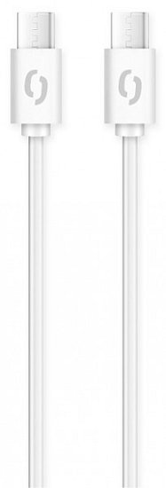 ALIGATOR Datový kabel POWER 3A, USB-C/USB-C, bílý ALIGATOR Datový kabel POWER 3A, USB-C/USB-C, bílý