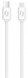 ALIGATOR Datový kabel POWER 3A, USB-C/microUSB bílý ALIGATOR Datový kabel POWER 3A, USB-C/microUSB bílý