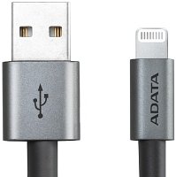 ADATA Lightning kabel MFi titánový pletený